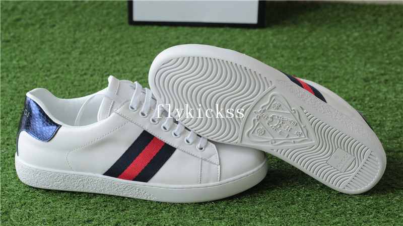 GC Ace Embroidered Sneaker Low Top White Blue